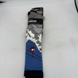 Darn Tough Socks Mens Womens Med Heady Yeti Over Calf Midweight Ski Snowboard